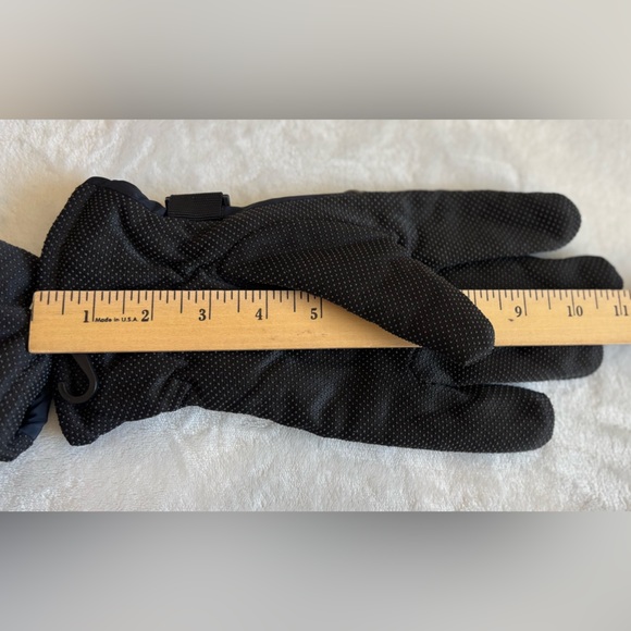 Silver Age Men's Gloves Mittens Warm Sport Black Fleece OS - Picture 5 of 6